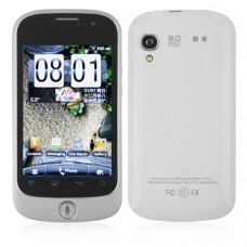 S520 Smart Phone Android 2.3 OS MTK6513 WiFi 3.5 Inch Multi-touch Screen- White