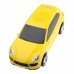 SUOYI SD-988 Portable Digital Music CAR Figure Speaker with TF/USB/FM Radio Yellow