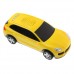 SUOYI SD-988 Portable Digital Music CAR Figure Speaker with TF/USB/FM Radio Yellow