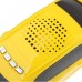 SUOYI SD-988 Portable Digital Music CAR Figure Speaker with TF/USB/FM Radio Yellow
