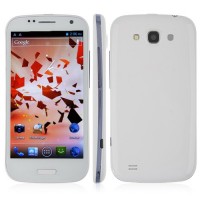 BLUEBO 9300 Smart Phone Android 4.0 MTK6577 3G GPS 4.7 Inch 8.0MP Camera- White