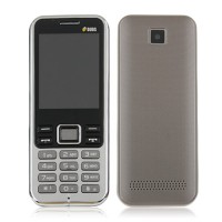 3322+ Quad Band Mobile Phone Dual SIM Card 2.2 Inch Bluetooth Camera - Gray
