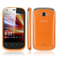 i667 3.5 Inch Smart Phone Android 2.3 MTK6515 1.0GHz Orange