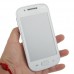 9230 TV Phone Dual Band Dual SIM Card Dual Camera Bluetooth 4.0 Inch Touch Screen- White