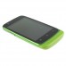 610 Smart Phone Android 2.3 MTK6515 1.0GHz WiFi 3.5 Inch Capacitive Screen- Green