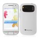 X800D 4.0 Inch Dual Band Dual SIM Card Phone Bluetooth FM Dual Camera- White