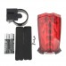 1 Set Bike Safety Light Bicycle Cycling Laser Rear Tail Light Lamp (2 Laser + 5 LED)