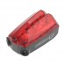 1 Set Bike Safety Light Bicycle Cycling Laser Rear Tail Light Lamp (2 Laser + 5 LED)