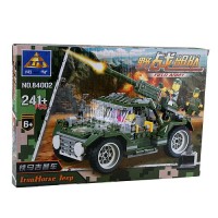 Field Army Jeep Assembly Model Kit Educational Toy Set