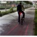 Brand New 3LED Cycling Bike Bicycle 2 Laser Light Beam Rear Tail Light Lamp