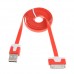 Flat 1M Colorful USB Data Cord Sync Cable for Apple iPod iPad iPhone  9 Colors