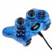 USB Double Shock 2 Game Controller PC Joypad -Blue