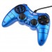 USB PC Dual Shock Game Controller Joypad Blue