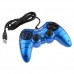 USB PC Dual Shock Game Controller Joypad Blue