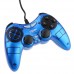 USB PC Dual Shock Game Controller Joypad Blue