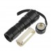 Unique CREE R2 3 Mode 260 Lumens LED Flashlight Black