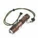 CREE SA-16 3 Mode Q5  LED Flashlight Torch Alloy Hiking Flashlight +Holster Golden
