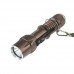 CREE SA-16 3 Mode Q5  LED Flashlight Torch Alloy Hiking Flashlight +Holster Golden