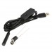 2M USB Endoscope Waterproof Inspection Camera Borescope PC Output Photo Video