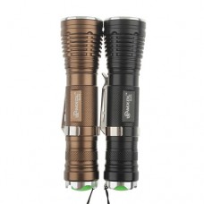 SA-816 Flashlight 5 Mode 1000 Lumens CREE T6 LED Alloy Flexible Zoomable Hiking LED Torch + Holster