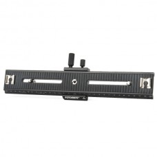 FOTOMATE LP-03 250mm Movable 2 Way Macro Focusing Rail Slider - Black