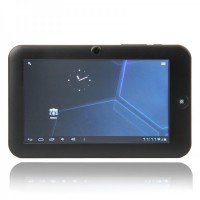 C0706 7"Android 4.0 5-Point Capacitive Screen Ultra-thin Tablet PC - Black (4GB)