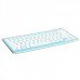 6110  2.4GHz Mini Wireless Keyboard - Blue