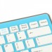 6110  2.4GHz Mini Wireless Keyboard - Blue