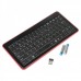 6410  2.4GHz Mini Wireless Keyboard - Black + Red