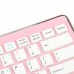 6110  2.4GHz Mini Wireless Keyboard - Pink