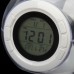 816  1.6" LCD Ball Style Projection Clock w/ Thermometer - White