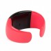 Stylish Bluetooth V2.1 Bracelet w/ Vibration Function + Digital Time - Red+Black