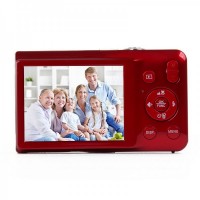 SDI500 2.7" TFT LCD CMOS 15MP Digital Video Camera w/ SD/USB2.0 - Red