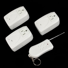 TM268  1-to-3 Wireless Remote Control AC Power Socket (125V / US Plug)