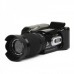 HD9100 2.5" LTPS LCD CMOS 16MP Digital Video Camera w/ 16X Digital Zoom+Long Lense- Black