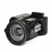 HD9100 2.5" LTPS LCD CMOS 16MP Digital Video Camera w/ 16X Digital Zoom+Long Lense- Black