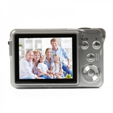 5MP CMOS Compact Digital Video Camera w/ 4X Digital Zoom/SD Slot - Silver (2.7" TFT LCD) DC-780