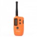 1.4" LCD Remote Pet Training Collar w/ Beeper - Orange + Green