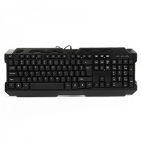 USB Wired 113-Key Keyboard - Black (120cm-Cable)