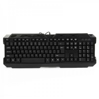 USB Wired 113-Key Keyboard - Black (120cm-Cable)