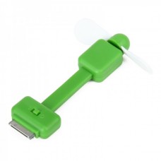 2-Leaf Mini Fan For iPhone/iPod Touch - Green