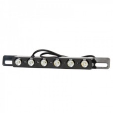 6-LED Automoblie Rearview Accessory Light (DC12V)-Black