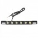 6-LED Automoblie Rearview Accessory Light (DC12V)-Black