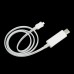 Universal Visible Flowing Current USB Data/Charging Cable for Micro USB Devices - White