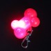 ET-2830 6-LED Bone Pattern Light Pet Tag - Red