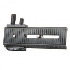 FOTOMATE LP-01 Aluminum Alloy Macro-Turning Long-Type TriPod Head DSLR - Black
