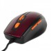 MC-070U MCSAITE USB Wired 1000 / 1600DPI Optical Mouse - Black + Purple (150cm-Cable)