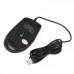 MC-070U MCSAITE USB Wired 1000 / 1600DPI Optical Mouse - Black + Purple (150cm-Cable)