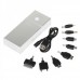 WST-Q8 Genuine WST 5200mAh Power Pack with Flashlight - Silver