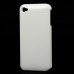 1600mAh External Battery Back Case w/ FM Transmitter for iPhone 4 / 4S - White